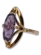 Original Vintage 14K Rose Gold Alexandrite Ring Vintage Jewlery vrc047r